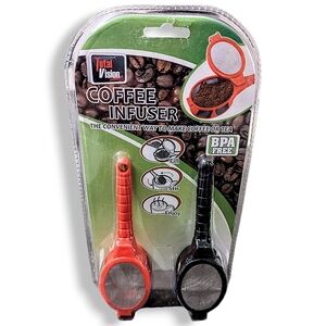 Reusable Coffee Infuser by Total Vision Tea Steeper Travel Hot Beverage Infuser